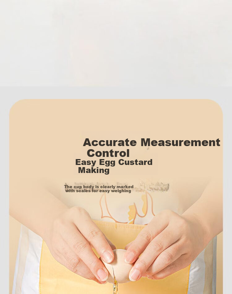 Mohuanchufang Glass Measuring Cup with Scale, Heat-Resistant Rice Washing Tool, Food-Grade Baking Filter, Egg Liquid Container, Home Breakfast Milk Cup 5