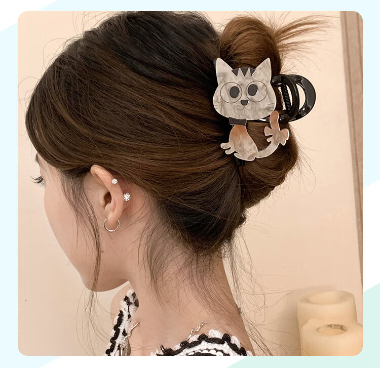 CHIMERA Cute Animal Hair Claw Shark Clip Hairpin Hair Accessory for Women Teacher's Day Gift 6
