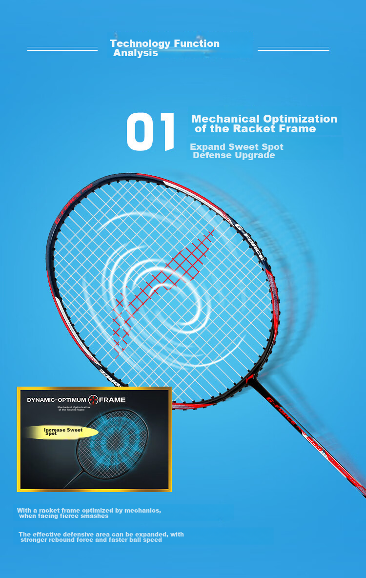 Li-Ning Badminton Racket Middle Shaft Carbon 280 Carbon Composite Pair AYPV087-22 (Strung with Shuttlecock And Grip) 4