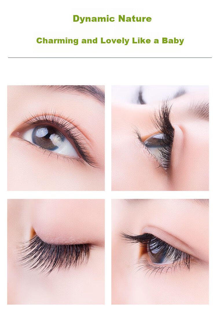 Tseye Natural Baby-Like Curved Self-Grafted Eyelashes, Professional False Lash Store Special, Single Flat Lash Official Versio 3