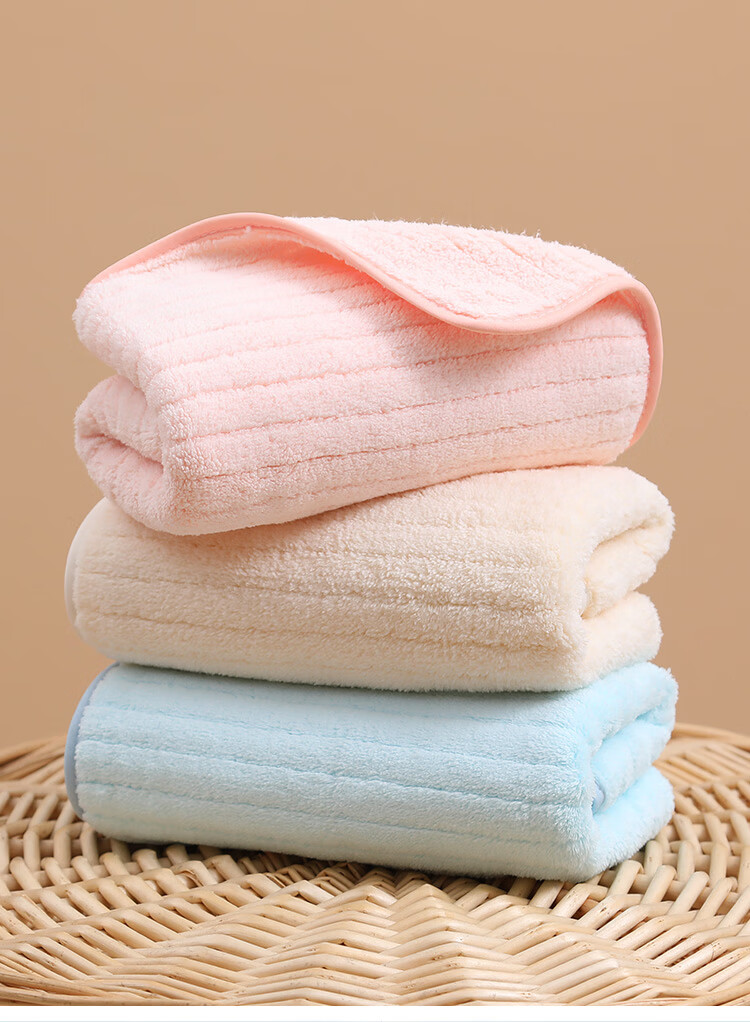 Grace Antibacterial Soft Quick-Dry Bath Towel 7A Skin-Friendly Absorbent Large Bath Towel Pink Sports for Men and Women Adults 1
