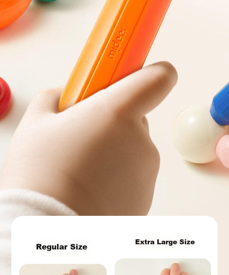 MiDeer Children's Toy Magnetic Rod, Magnetic Building Blocks, Magnetic Toys for Growth PLUS, Magnetic Rod Children's Gift 5