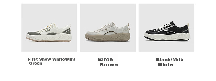 FILA Official Men's Shoes, COOKIES Retro Canvas Shoes, Cookie Shoes, Fashionable Casual Shoes 1