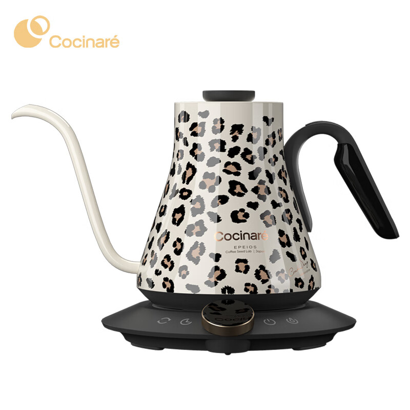 Электрический чайник COCCINARE M9 Pro Black Panther, 0.9л, с контролем температуры, меняющий цвет