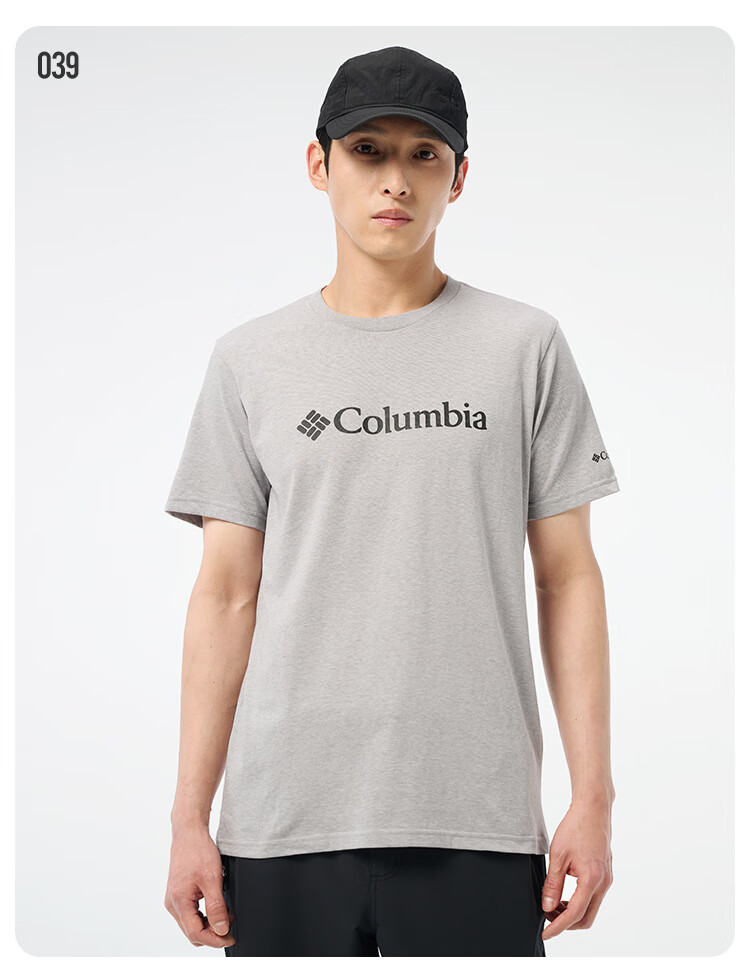 Columbia Men's T-Shirt 26 Spring Summer Outdoor Casual Sports Comfortable Cotton Breathable Short Sleeve AE8963 011 20
