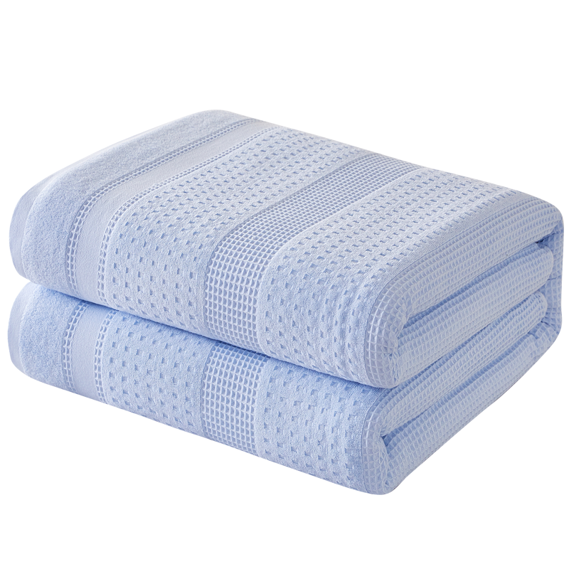 Hengyuanxiang Vintage Cotton Towel Blanket, Thickened All-Cotton Jacquard Quilt, Towel Blanket, Air Conditioning Cover, Summer Thin Versio