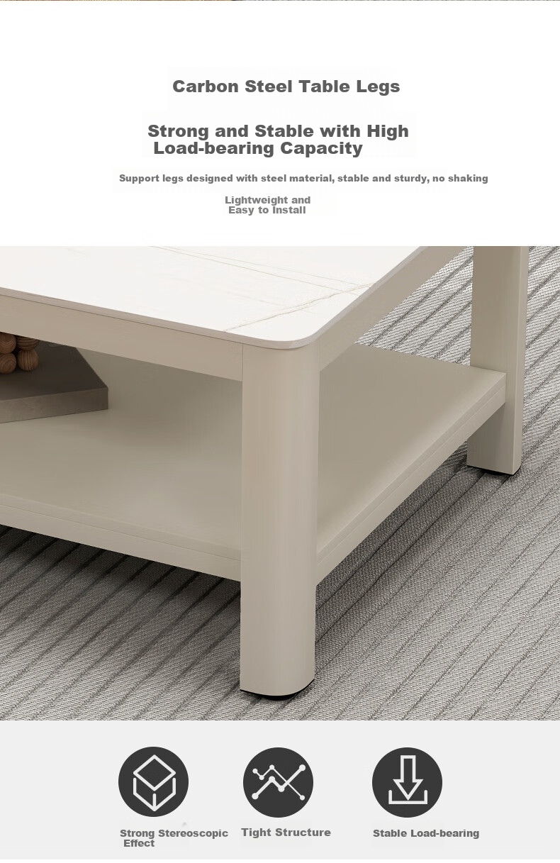 Fanshe Coffee Table, Living Room Tea Table, Office Coffee Table, Small Apartment Glass Sofa Table, Modern Minimalist Tea Table 12
