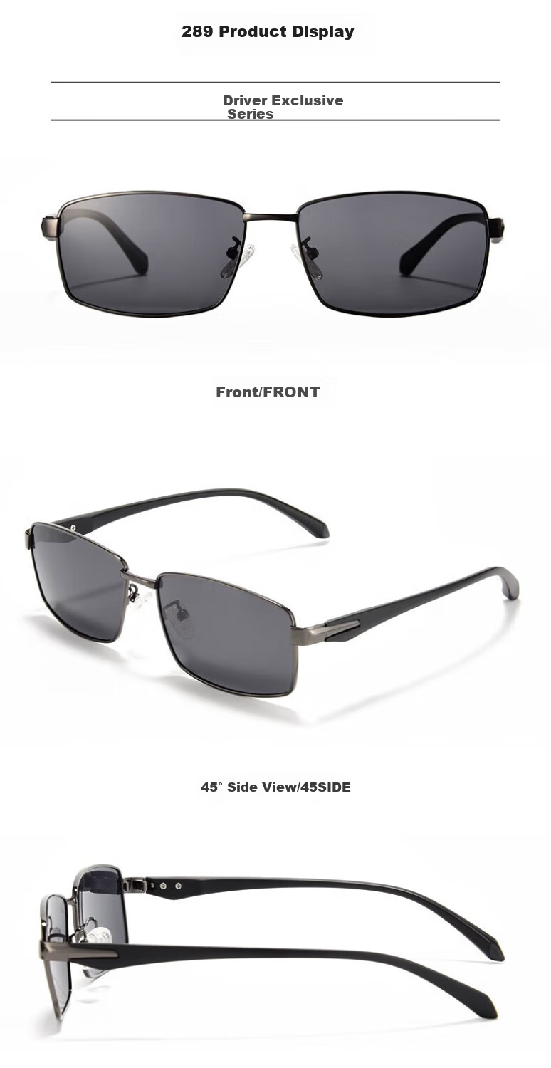 Chuangguo 2026 New Polarized Sunglasses for Men, UV Protection, Anti-Glare, Driving Glasses for Nearsightedness, High-Definition Sunglasses 25