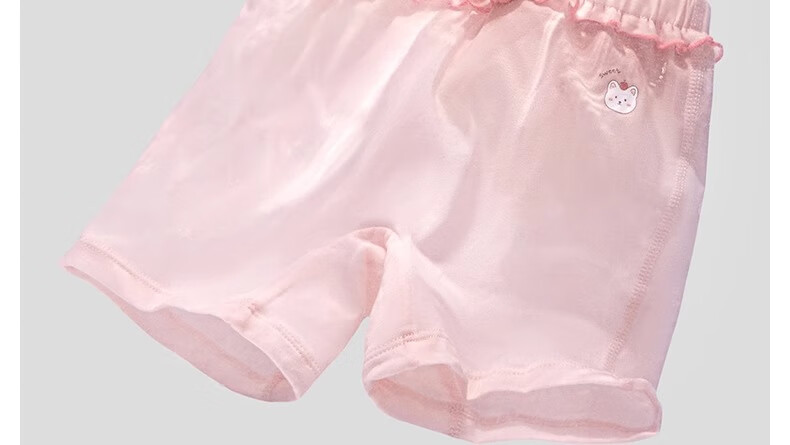 Niduoxiong Girls' Safety Shorts, Anti-Exposure Summer Children's Underwear, Baby Protective Boxer Briefs, Girls' Underpants 21
