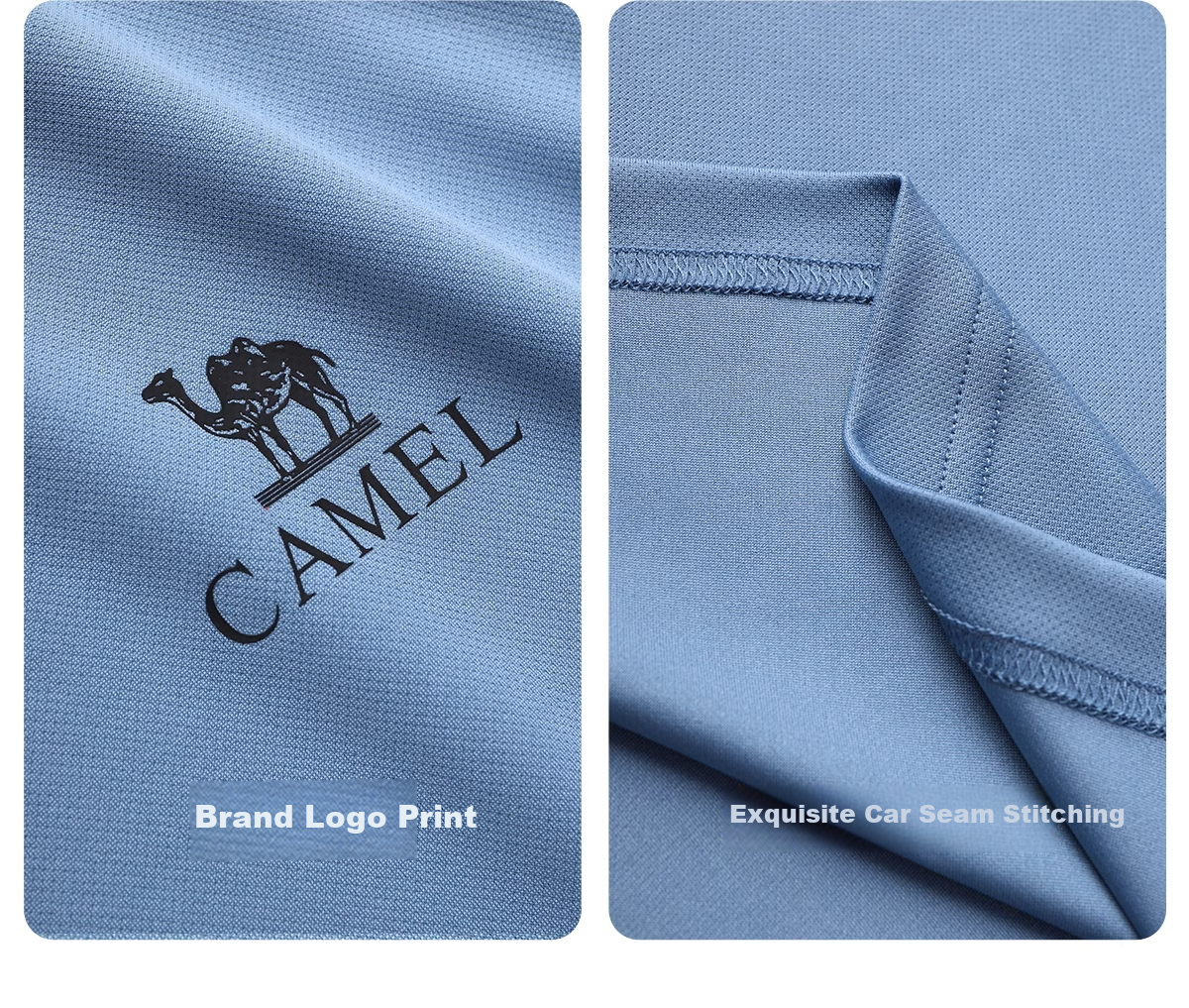 CAMEL Women's Quick-Dry Short-Sleeve T-Shirt, Lightweight Summer Round Neck Breathable Sweat-Wicking Running Fitness Sports Casual Top M 46