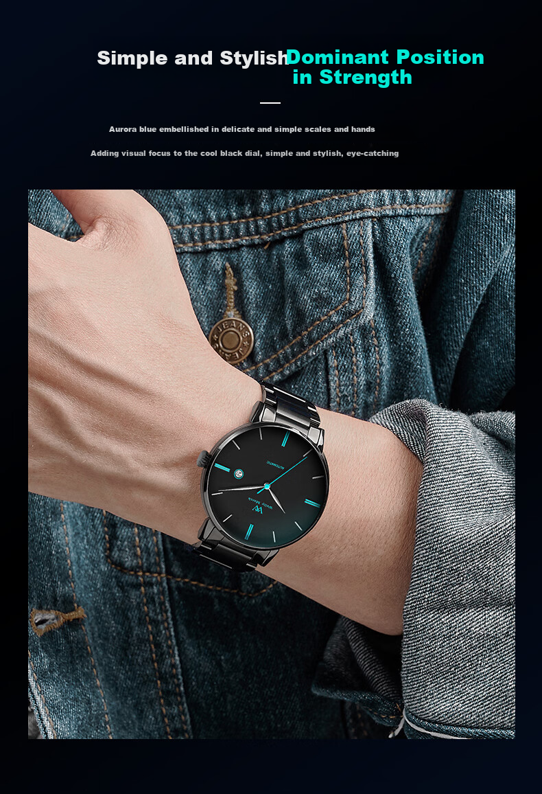 Welly Merck Men's Mechanical Watch, Practical Gift for Students And Teachers on Men's Day 6