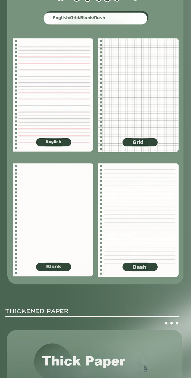 M&G A5/80-Page Spiral Notebook, Double Spiral Binding, Journal, Diary, Study Notebook for Postgraduate Exam Preparation, Blank Book XA5832, 1 Pack 2