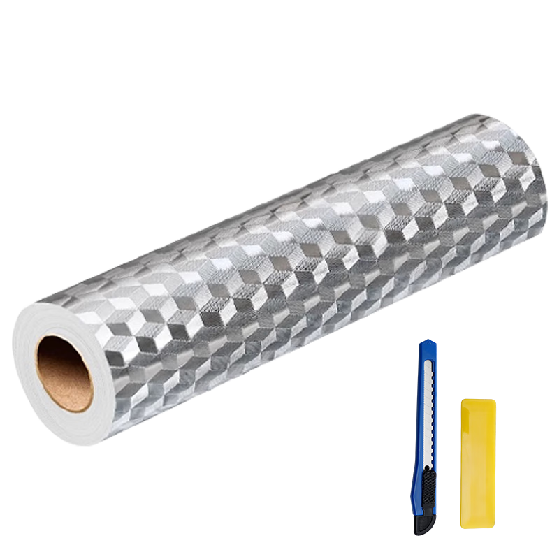 JD Original Aluminum Foil Kitchen Oil-Proof Sticker, Cabinet Waterproof High-Temperature Resistant Pad, Moisture-Proof Stove Countertop Heat Insulation Protective Film, 0.6*10 Meters