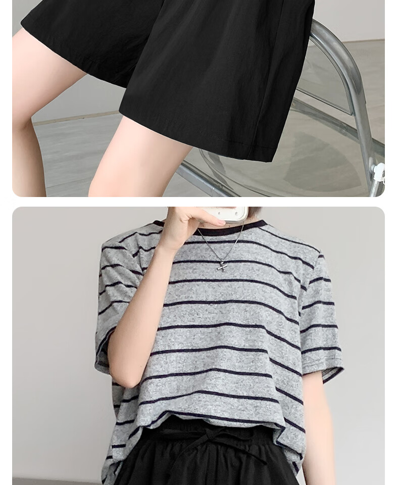 Huili Sports Shorts for Women Summer 2026 Latest Style Thin High-Waist Slimming Mid-Length Pants Ice Silk Cool Sun Protection Casual Pants 10