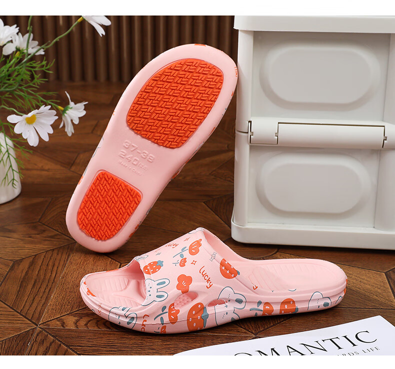 XGGC Maternity Non-Slip Slippers for Women, Indoor Home Bathroom Shower Quick-Drying Soft Sole EVA Sandals, Beige, Size 37-38 11