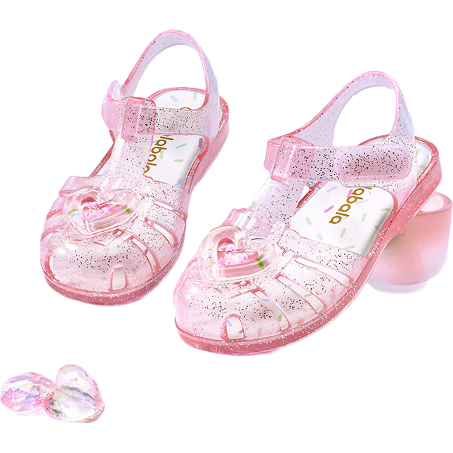 BALABALA Children's Sandals, Girls' Shoes, Summer 2025 Beach Jelly Shoes, Non-Slip Baby Shoes, 209225141004
