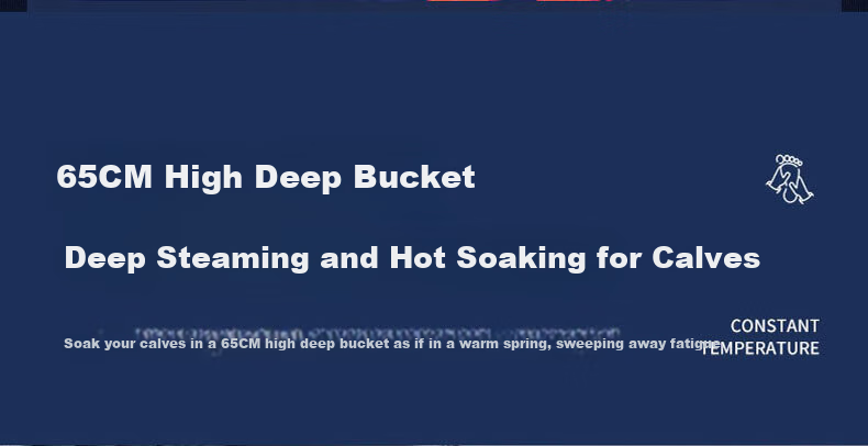 AUX Foot Bath Bucket, Home Use Soaking Tub for Pedicure And Massage, Electric Heating Upgraded Over-Knee Deep Bucket, Mid-Autumn Festival Gift 3