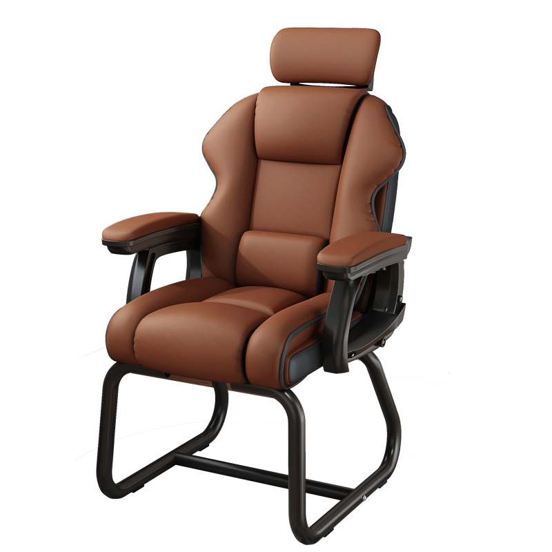 Chibailun Computer Chair, Bow-Shaped Gaming Chair, Home Office Chair, Reclining Sofa Chair, Comfortable for Long Sitting, Dormitory Study Chair