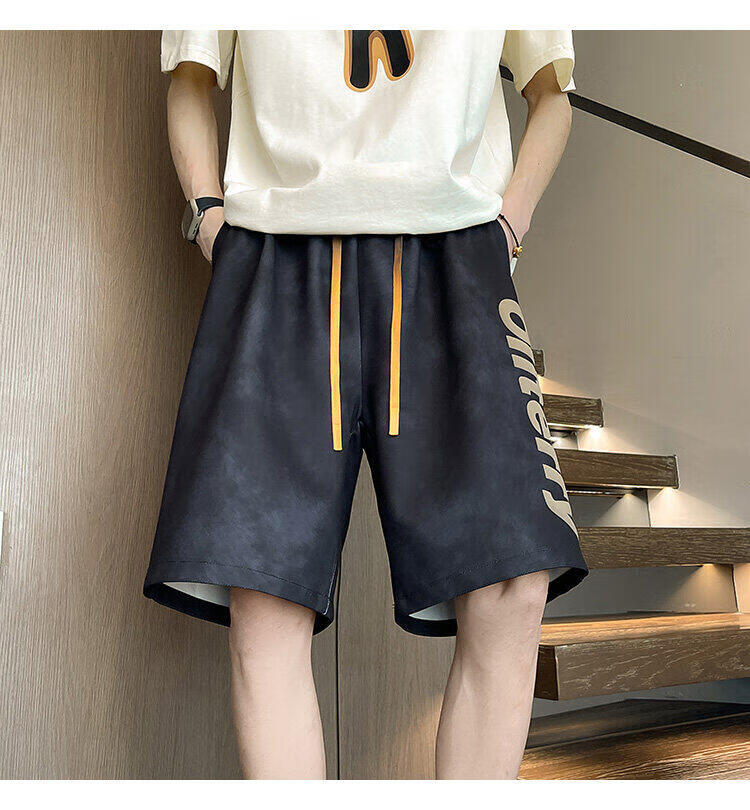 Zofeili Men's American Tie-Dye Shorts Summer 2025 Loose Casual Versatile Sports Pants Youth Trendy Five-Point Pants 4