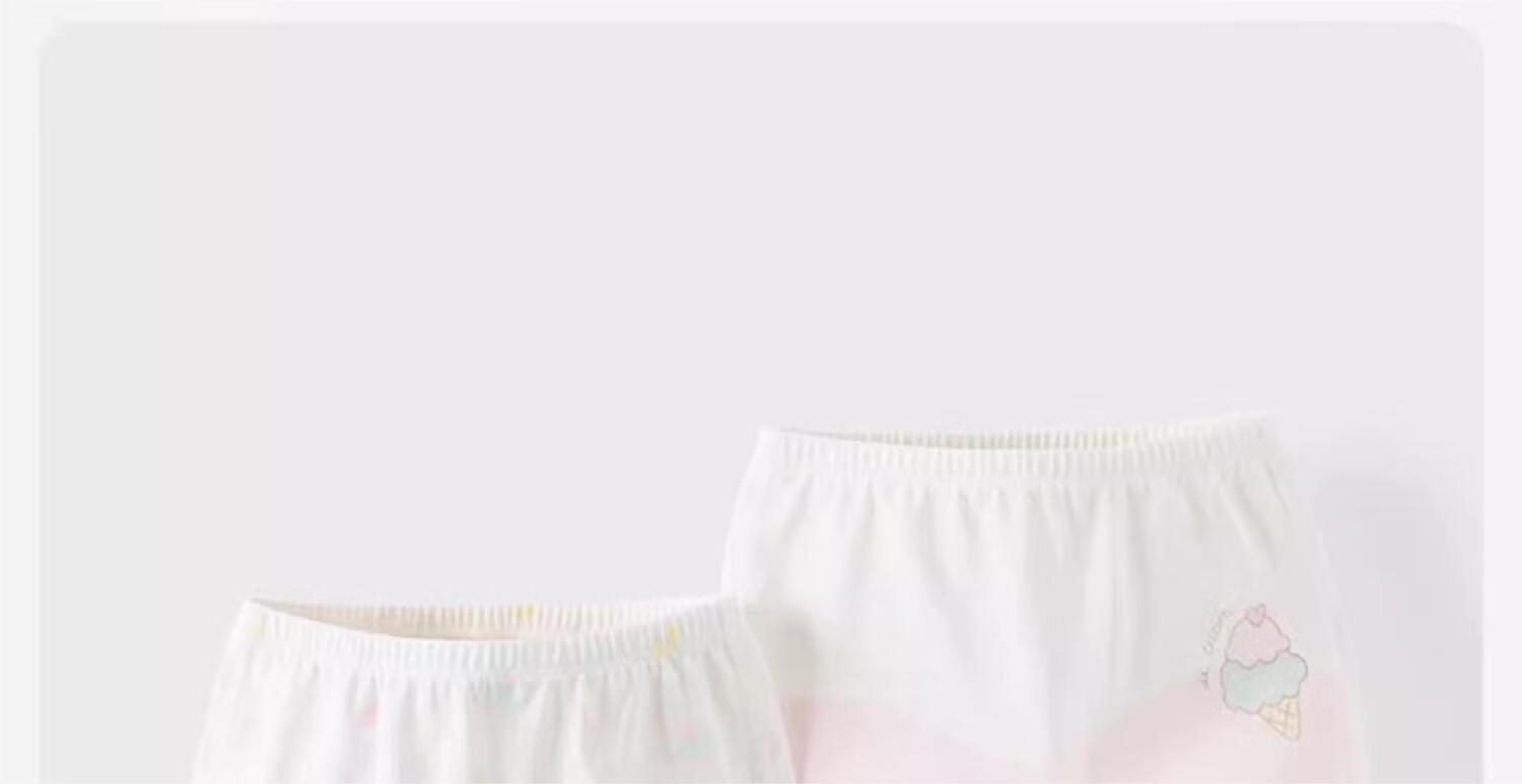 David Bella Girls' Baby Toddler Boxer Briefs Underwear 2-Pack, No Pinch, Triangle and Square Styles 3