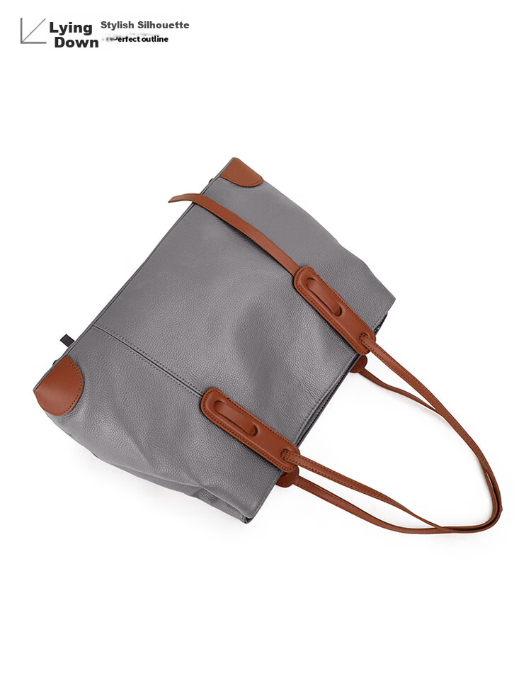 Viney Leather Handbag, Women's Large Capacity Tote Bag, Light Luxury Shoulder Bag, Birthday And Mother's Day Gift, Practical Present for Mom 9
