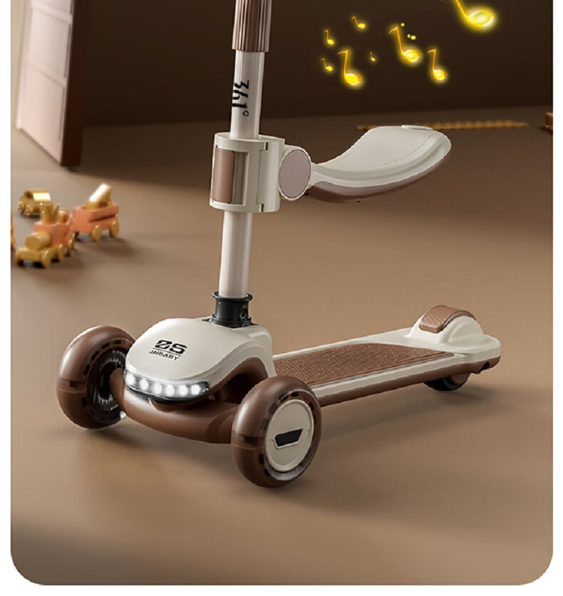361° Scooter for Boys And Girls, Suitable for Ages 1-3 Children Can Sit on It, Kids' Kick Scooter, Holiday Gift YM-002 8