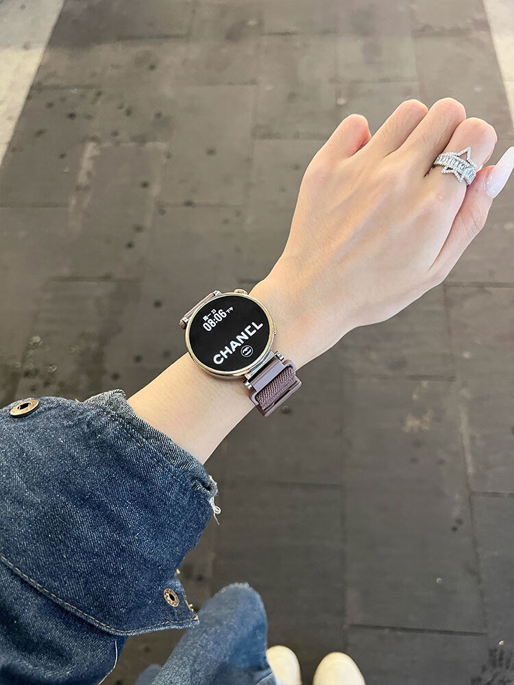 XUANDAI "Cute Graffiti" Compatible with Huawei GT5 Strap, GT6 Woven Watch, GT4 Women's Nylon Wristband, Huawei Watch GT5 Pro Magnetic 41mm Accessory, Watch5 Women's 6