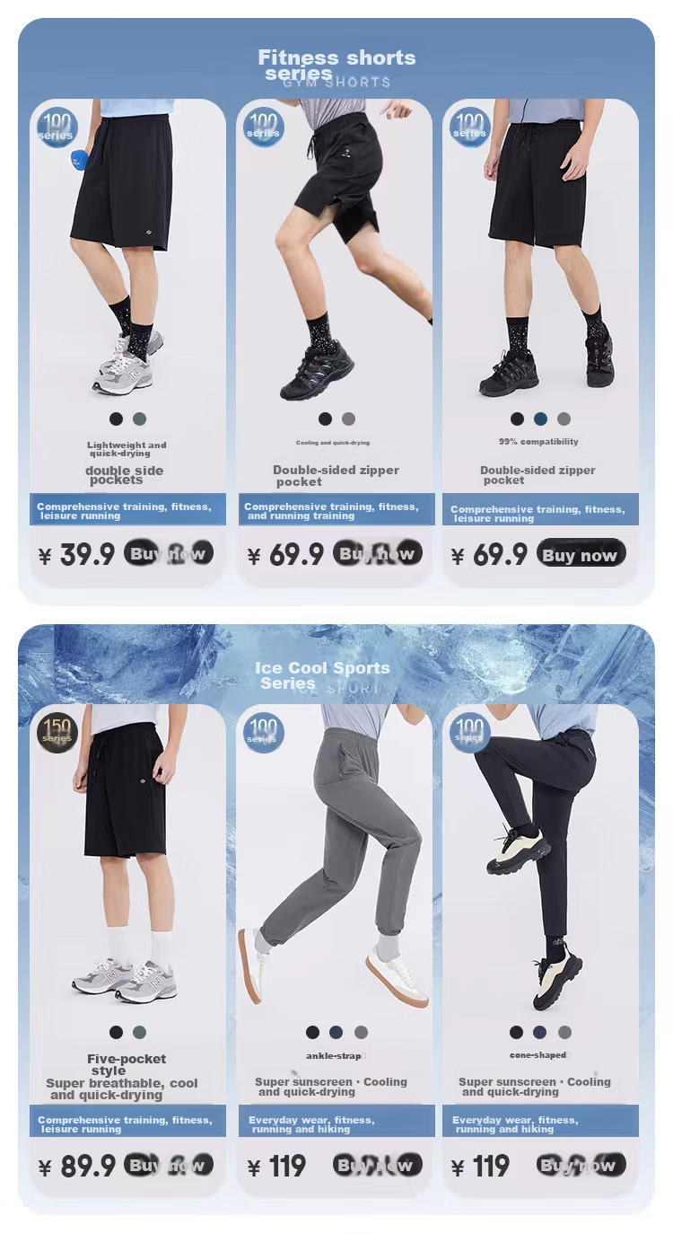 JD Original Men's Sports Pants, Quick-Dry Casual Trousers, High-Elastic Breathable Running Pants for Men, Navy Blue XL 1