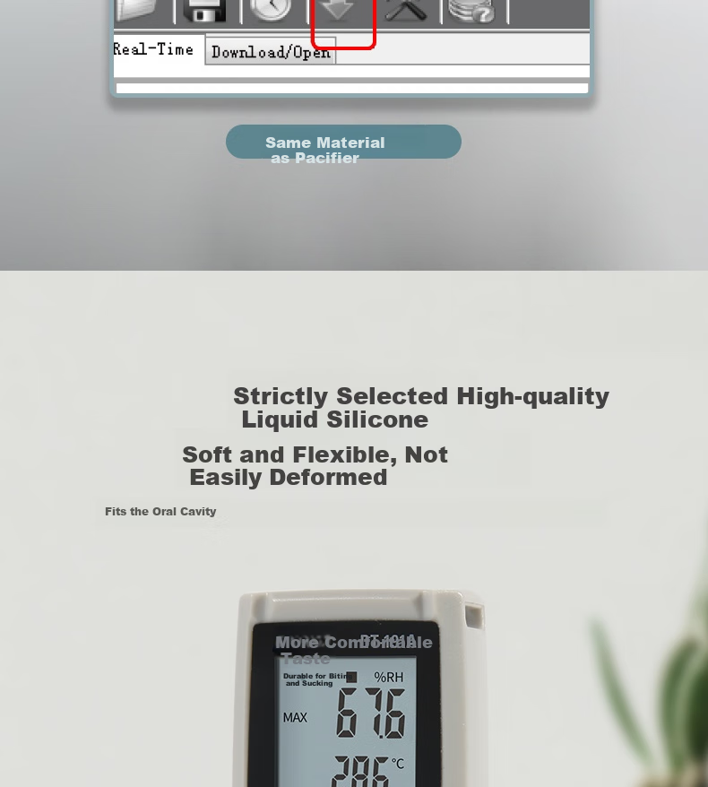 CEM DT-191A Digital Thermometer And Hygrometer, High-Precision Laboratory Temperature And Humidity Recorder with Software Data Reporting Functio 6
