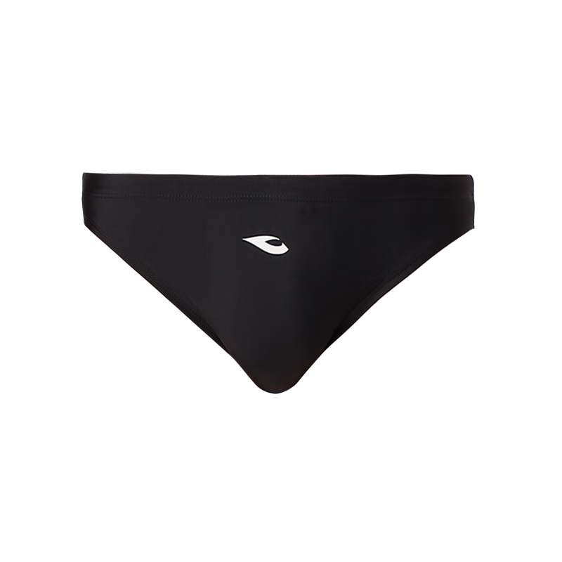 Hosa Men's Swim Trunks, Triangle Anti-Chlorine Swim Shorts, Plus Size High Elasticity Men's Hot Spring Swim Trunks, Black, M