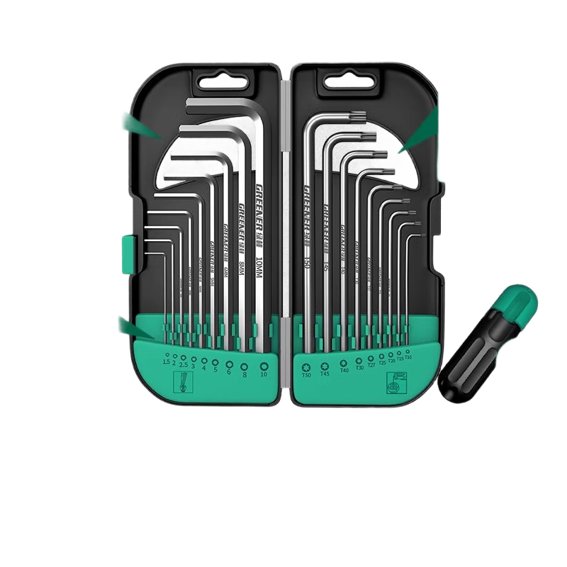 GREENER Hex Key Wrench Set T-Handle Hexagon Screwdriver Extended Home Use