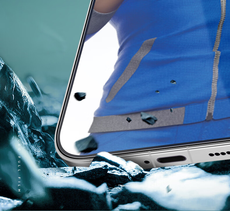 BLUEO Tempered Glass Screen Protector for Honor GT Pro/X70, HD Clear Anti-Drop Anti-Scratch Protective Film 7