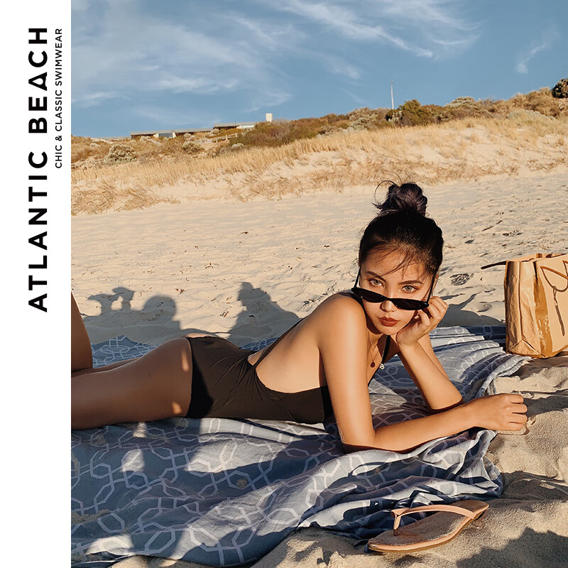 Atlanticbeach Купальник женский цельный, для пляжа, летний, сексуальный, слитный, с регулируемыми бретелями