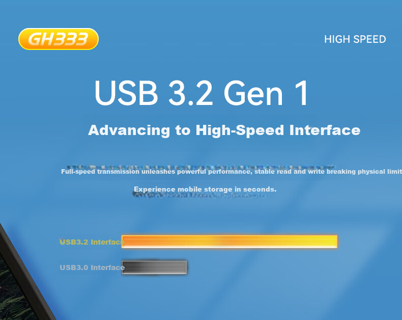 GEIL 32GB USB3.2 Flash Drive, Read Speed 120MB/s, All-Metal High-Quality USB Stick, for Study, Office Work And Business, GH333 Series 4
