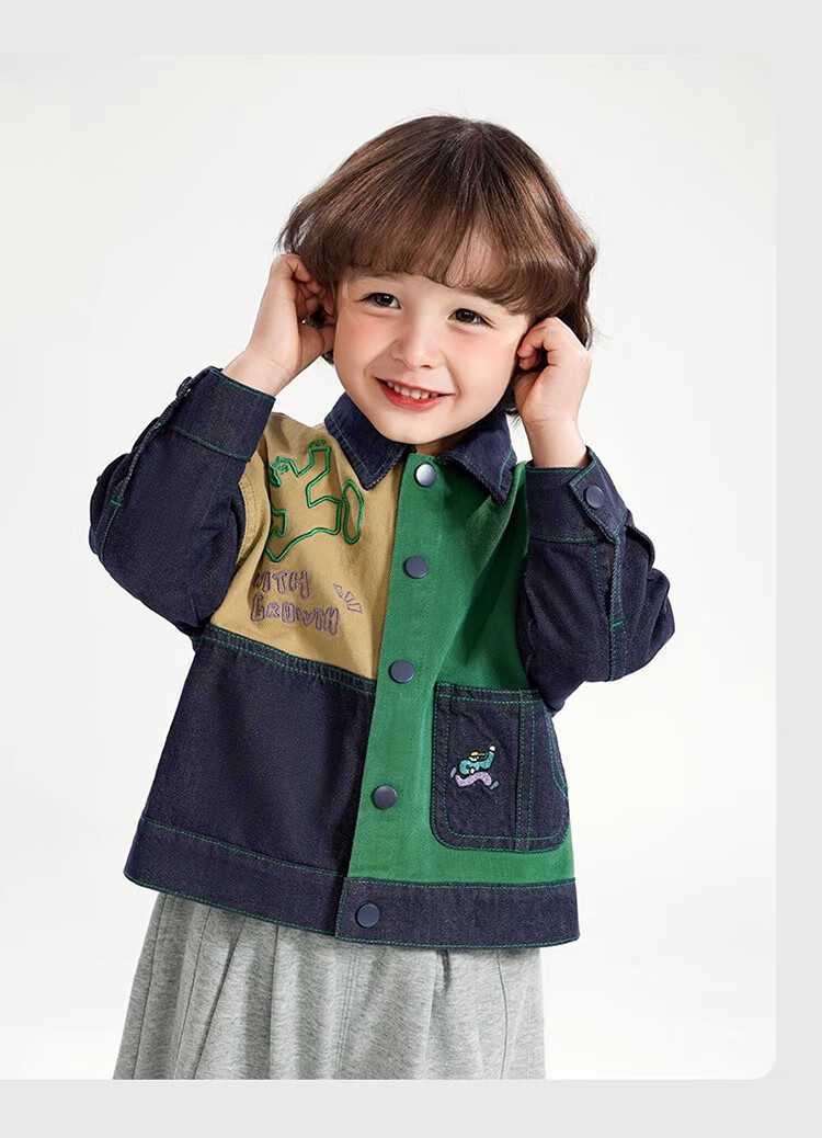 Ciciibear [Color-Fast] Ciciibear Children's Denim Jacket for Boys, Spring And Autumn Style 2024 New Collection, Baby Autumn Clothing, Toddler Wear 19
