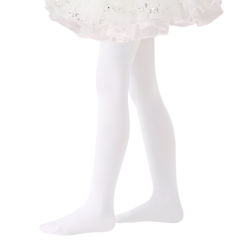 Barbie Children's Tights Girls Dance Socks Spring and Autumn Thin White Stockings Girls Leggings Practice Dance Base Socks