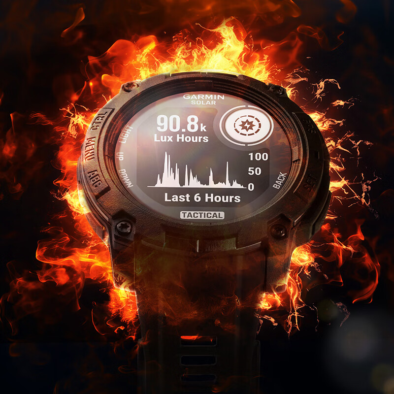 Умные часы GARMIN Instinct 3 Tactical Solar Edition, 50 мм, GPS, спортивные, для активного отдыха