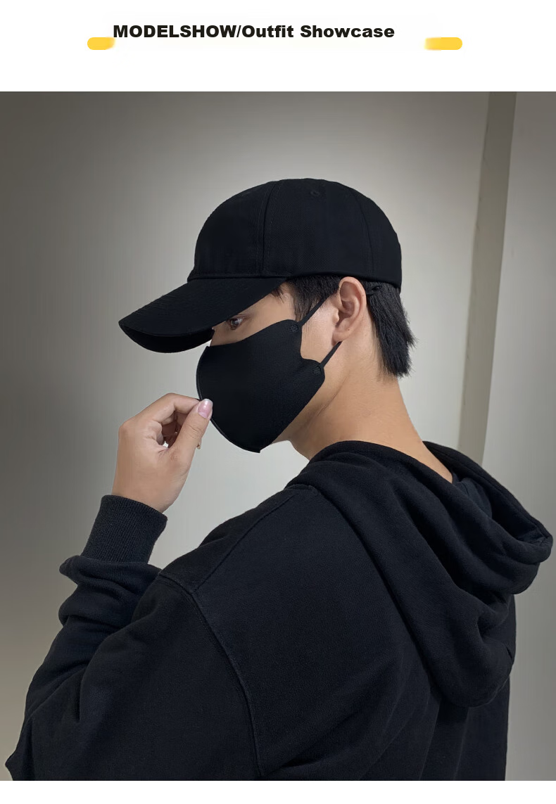 XUEXIMAN Baseball Cap for Men, Spring And Autumn Style, Face-Slimming Effect, Casual Adjustable Versatile Korean Version Large Size Peaked Cap for Couples 2