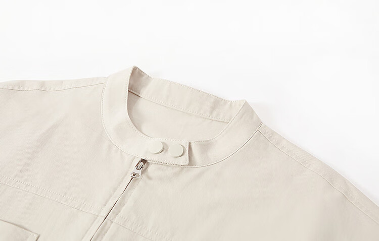 Demana [Healing Pure Cotton] Summer Workwear Style Stand Collar Sleeve Fold Adjustable Waist Petite Women's Dress 5