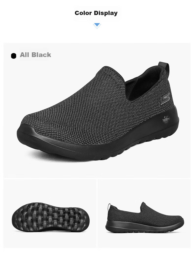 Skechers Men's Slip-On Casual Shoes, Autumn Season, Soft-Soled Shock-Absorbing Versatile Athletic Shoes for Men, Model 54609 13