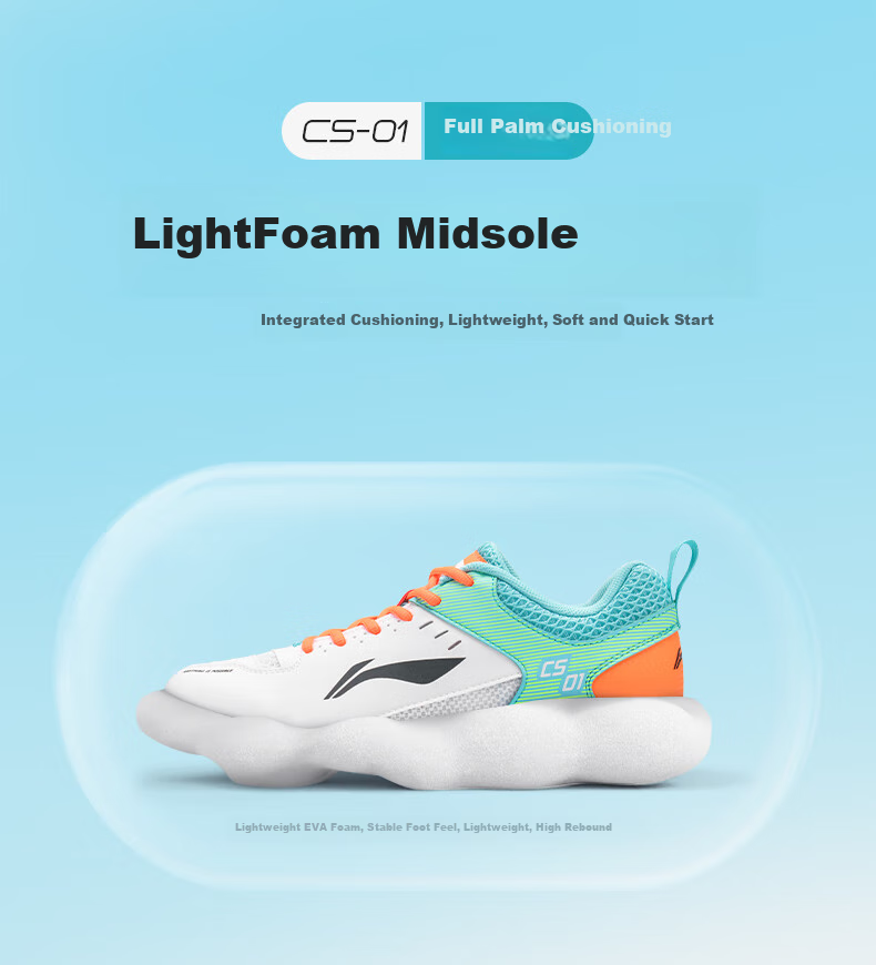 Li-Ning Badminton Shoes for Men And Women, Rocket Shoes 1.0, Competition And Training Shoes, Table Tennis And Tennis Shoes, Low-Profile Flying Shoes 6