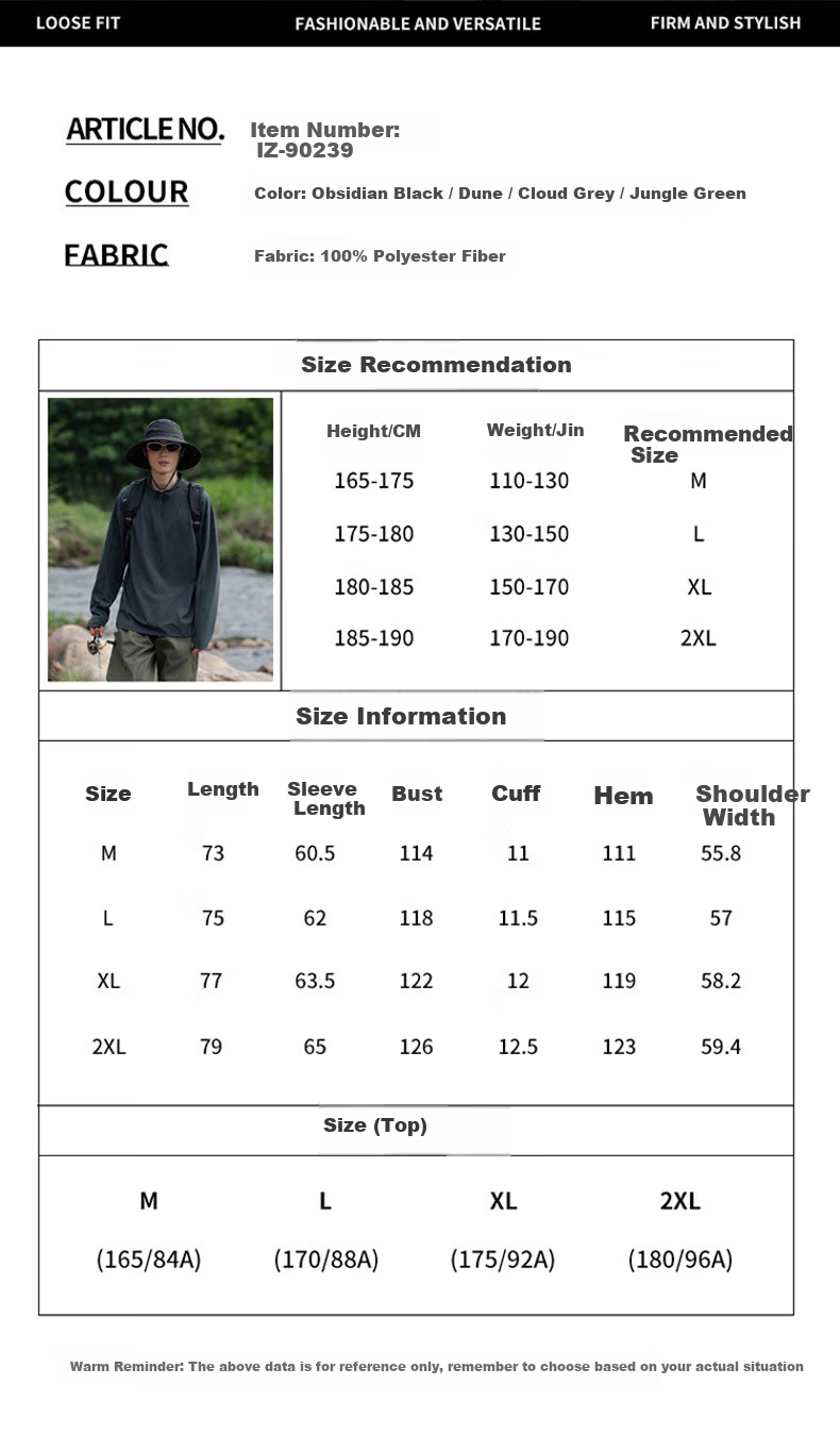 JEEP SPIRIT Men's Long Sleeve T-Shirt Spring Casual Sports Base Layer Outdoor Quick-Dry Top Cloud Gray XL 7