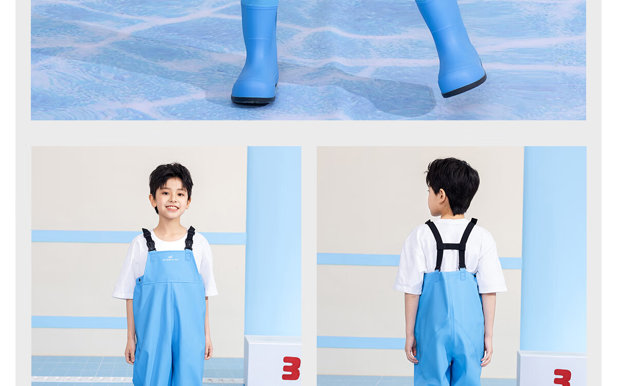 361° Kids Creek Pants Water Play Pants Swim Pants Beachcombing Pants One-Piece Water Pants Water Shoes Half-Body Waterproof Fishing and Beachcombing Suit 28