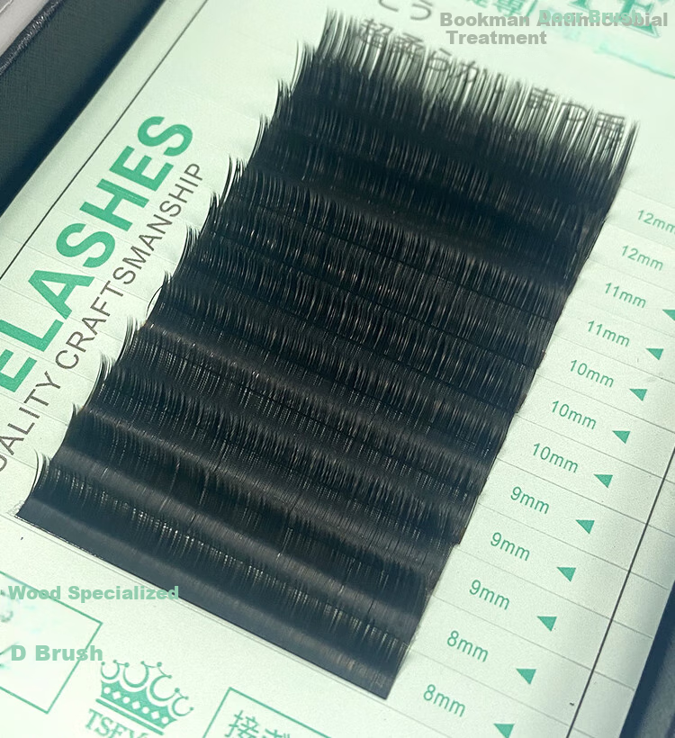 Tseye Natural Baby-Like Curved Self-Grafted Eyelashes, Professional False Lash Store Special, Single Flat Lash Official Versio 9