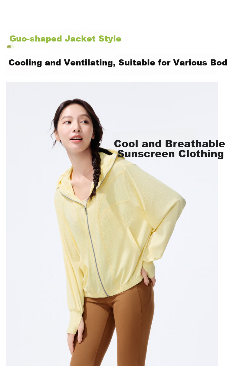 Beneunder Women's Sun Protection Clothing, Summer Cool-Feeling Quick-Dry Sun Protection Garment, Outdoor Sports UV-Resistant Jacket AL825 12