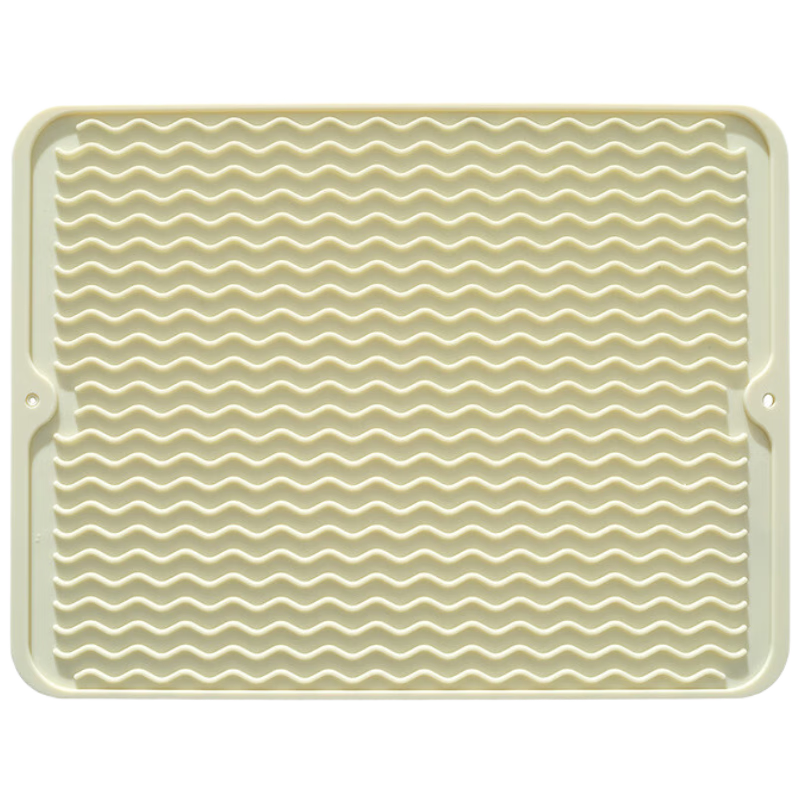 Qiqijia Silicone Draining Mat, Heat Insulation Pad, Kitchen Countertop Protector, Non-Slip Mat, Cutting Board Holder, Anti-Scalding Table Mat, Pot Holder