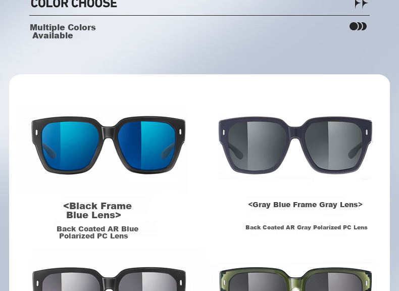 One&one [Can Be Fitted with Prescription Lenses] Polarized Sunglasses, Lightweight, Unisex, UV Protection, for Driving, Night Vision Glasses 29