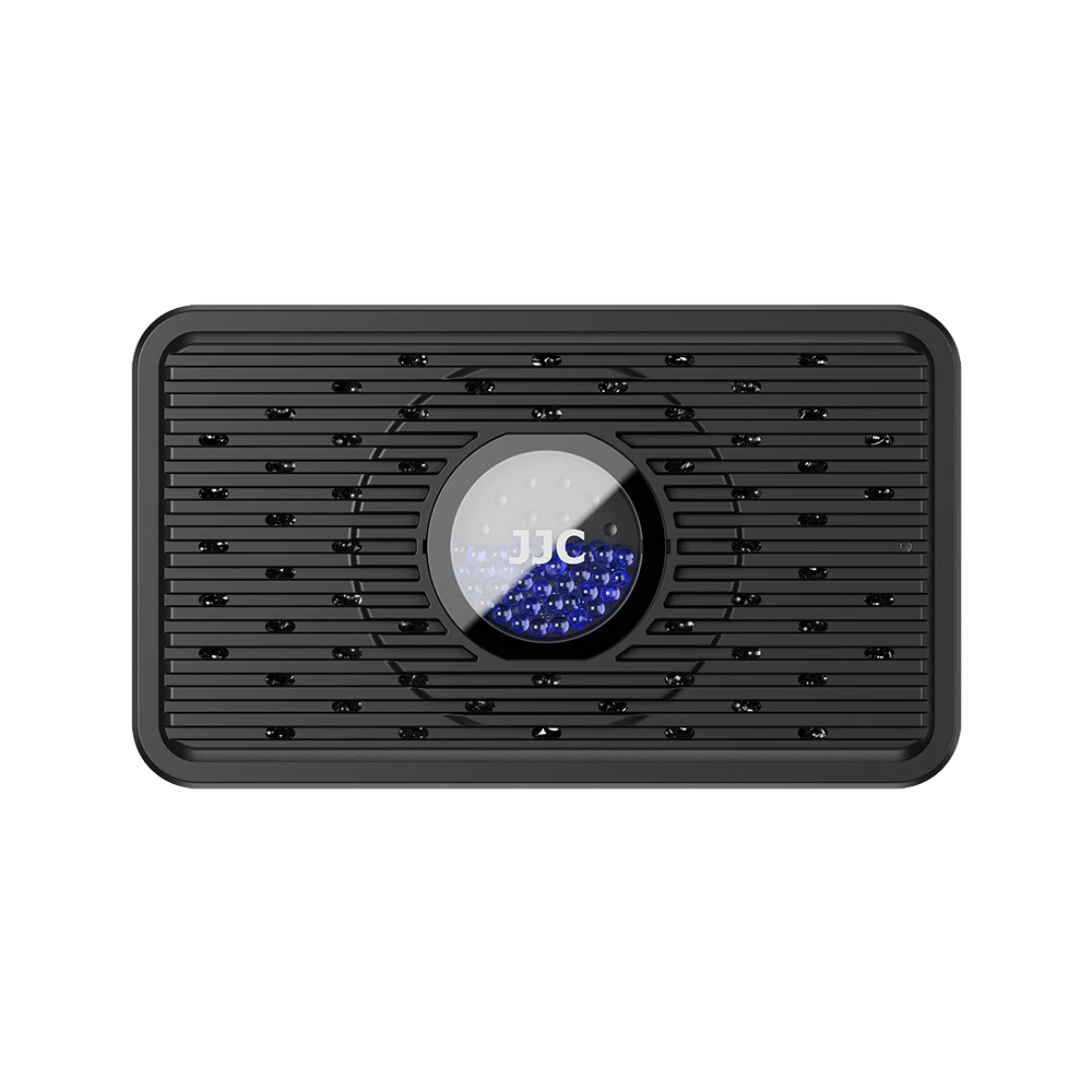 JJC Electronic Desiccant Card Reusable Dehumidifier for Figurines, Stamps, Antiques, Camera Lenses, Moisture Absorber Box (Random New or Old Version)