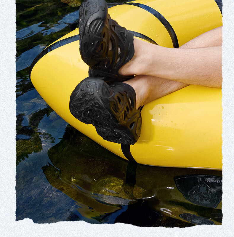PEAK Taiji Qu Lang Su Xi Shoes for Men, Summer Outdoor Sports Sandals, New Soft-Soled Non-Slip Hole Shoes, DL520791 25
