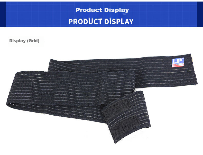 LP 631 Elastic Wrap Knee Brace for Sports, Deep Squats, Fitness, Basketball, Soccer, Hiking Protection, One Size Fits All for Men And Wome 5
